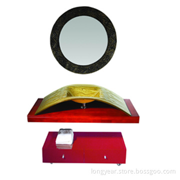 Glass vanity